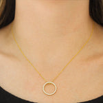 Roberto Coin large diamond circle necklace - Be On Park