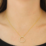 Roberto Coin large diamond circle necklace - Be On Park