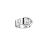 STATEMENT Silver Rivet Ring Size 7 - Be On Park