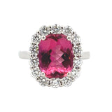 XO Jewels Pink Tourmaline and Diamond Ring