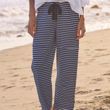 Penny Patch-Pocket Sweat Pants in Yacht Stripe