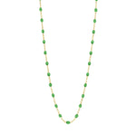 Classic Gigi Clozeau Necklace in Yellow Gold, 16.5", White - Be On Park