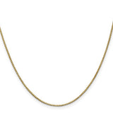 14k 1mm box chain