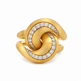Nanis 18K Yellow Gold Diamond Ring