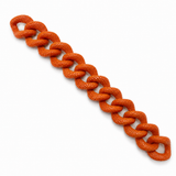 Salima Thakker Elementals Stingray Bracelet in Bright Orange
