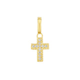 Roberto Coin "Tiny Treasures" diamond cross pendant