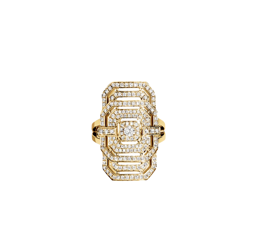STATEMENT "My Way" ring with diamonds - Be On Park