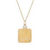 Devon Woodhill diamond "Sunrise" Pillow Deluxe Locket on 24" Cable Chain
