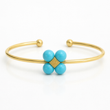 Paul Morelli Single Turquoise Station Bangle