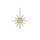 Bright Gems & Beads Diamond Starburst Pendant