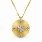 XO Jewels Signature Diamond Medallion Necklace