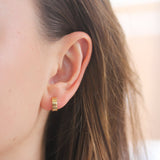 Roberto Coin Yellow and White Gold Classic Oro Earrings - Be On Park