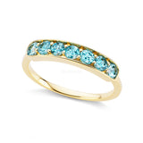 Jane Taylor blue zircon stack ring