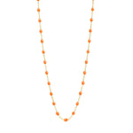 Classic Gigi Clozeau Necklace in Yellow Gold, 16.5", White - Be On Park