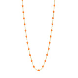 Classic Gigi Clozeau Necklace in Yellow Gold, 16.5", White - Be On Park