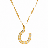 Sydney Evan Diamond Horseshoe Charm Necklace