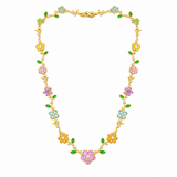 Paul Morelli 18K Yellow Gold Mixed-Stone Wild Child Link Necklace