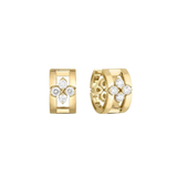 Robereto Coin Love in Verona Diamond Open Frame Hoop Earrings - Be On Park