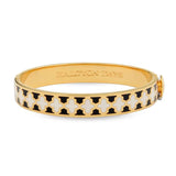 Halcyon Days Agama Black, Cream & Gold Bangle