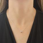 Roberto Coin 16-18" love letter diamond "M" necklace, additional letters available - Be On Park