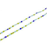18ky 'beyond' TANZ 52.97ctw, PER 74.38ctw & Blue TOP 175.26 Necklace
