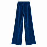 Suzie Kondi Zephyra Velour Pants in Peacock