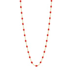 Classic Gigi Clozeau Necklace in Yellow Gold, 16.5", White - Be On Park