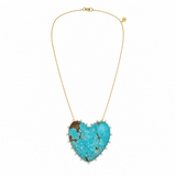 Suzy Landa Grand Turquoise & Diamond Necklace