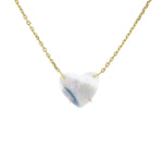 M. Spalten Single Opal Heart Necklace - Be On Park