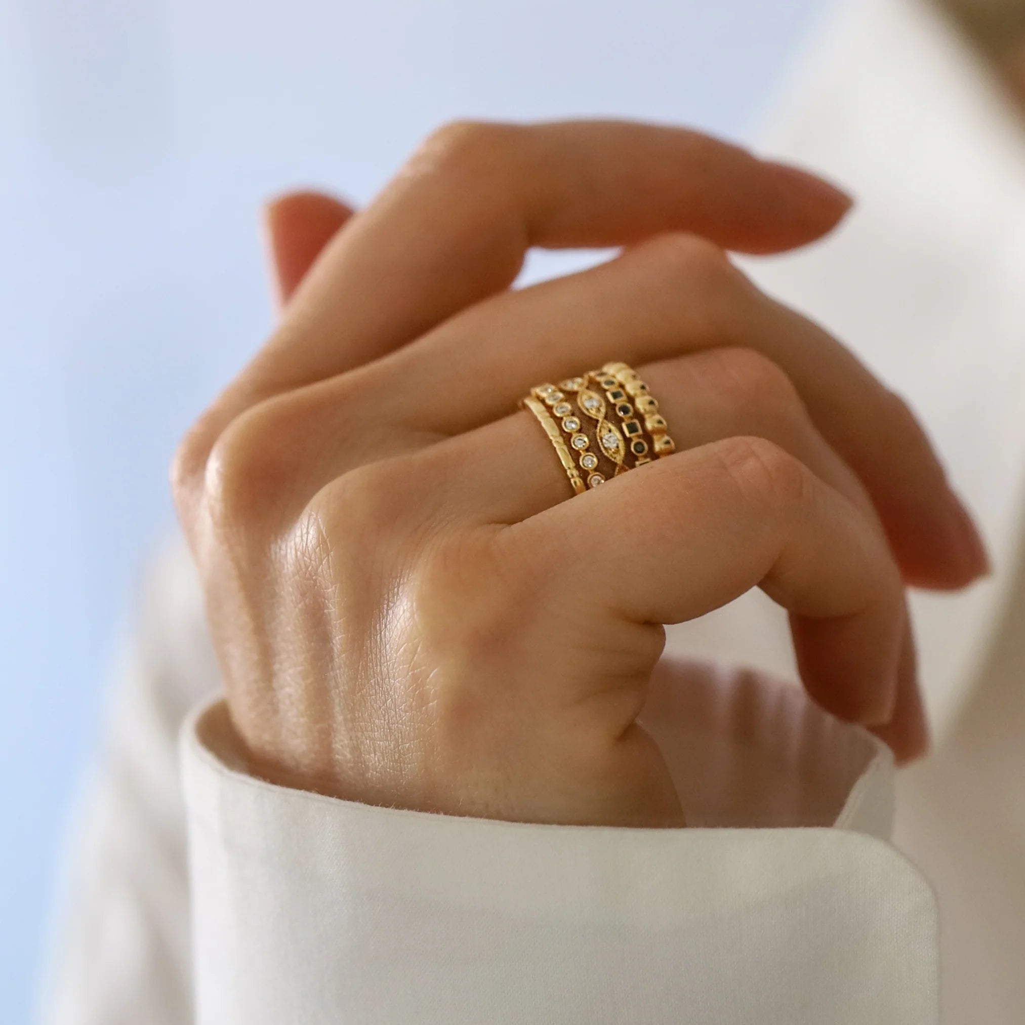 Sethi Couture Kate Black Diamond Band - Be On Park