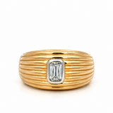 Kwiat Colonnade 18K Yellow Gold & Platinum Diamond Bombe Ring
