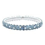 Zydo Denim Sapphire and Diamond Stretch Bracelet - Be On Park