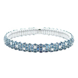 Zydo Denim Sapphire and Diamond Stretch Bracelet - Be On Park