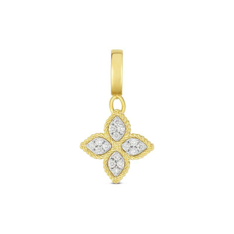 Roberto Coin "Tiny Treasures" diamond flower pendant - Be On Park