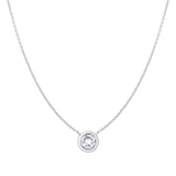 Roberto Coin Diamond Bezel Necklace