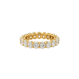 Oval Diamond Eternity Band