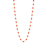 Classic Gigi Clozeau Necklace in Yellow Gold, 16.5", White - Be On Park