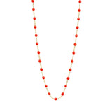 Classic Gigi Clozeau Necklace in Yellow Gold, 16.5", White - Be On Park