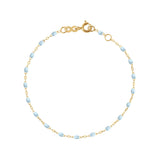 Bracelets:The Classic Gigi Clozeau Bracelet in Yellow Gold- Lapis