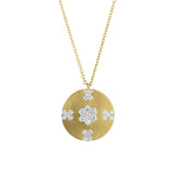 XO Signature Diamond Disc Necklace