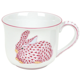 Herend Bunny Raspberry Mug