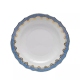 Herend Fish Scale Blue Salad Plate