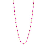 Classic Gigi Clozeau Necklace in Yellow Gold, 16.5", White - Be On Park