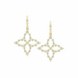 Roberto Coin Venetian Princess Diamond Flower Drop Earrings - Be On Park