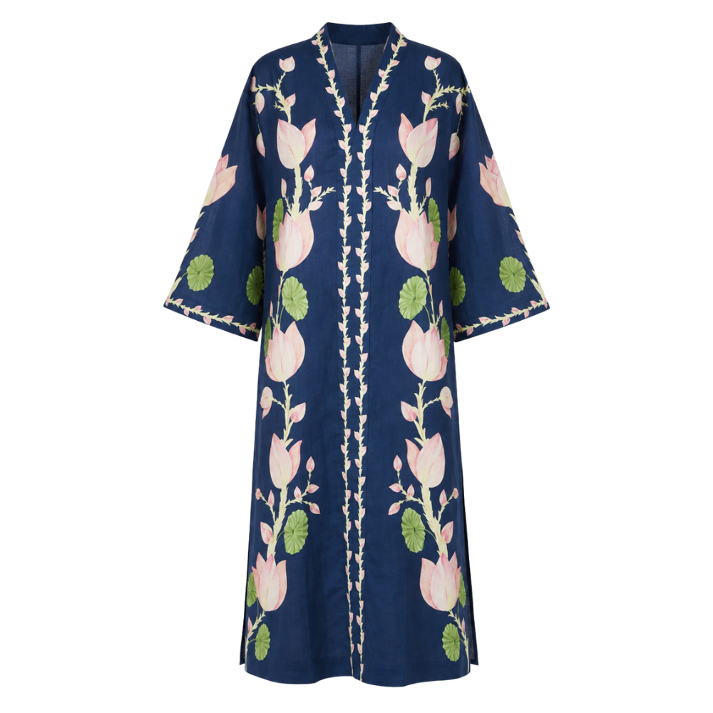 Verandah Ammama Lotus Midi Dress - Be On Park