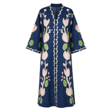 Verandah Ammama Lotus Midi Dress - Be On Park