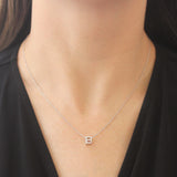 Roberto Coin 16-18" love letter diamond "B" necklace, additional letters available