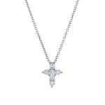 Roberto Coin 16-18" "Tiny Treasures" diamond cross pendant - Be On Park