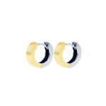 Roberto Coin Yellow and White Gold Classic Oro Earrings - Be On Park