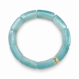 Sydney Evan Aquamarine & Diamond Spacer Bracelet